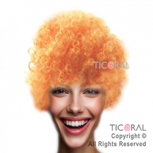 PELUCA CURLY NARANJA HS7528-9 x 1